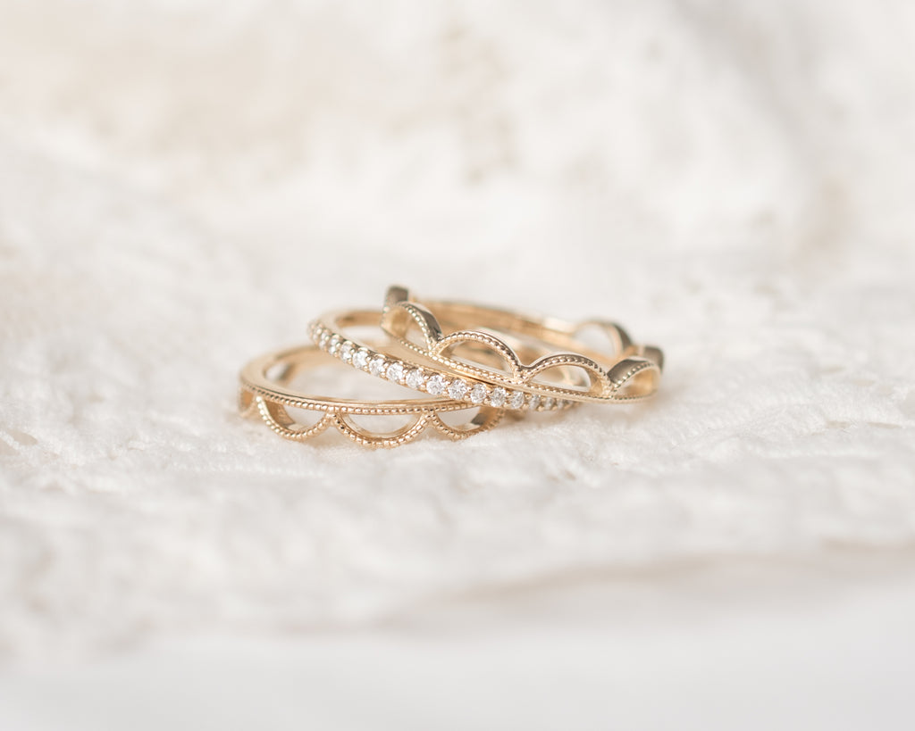 Lace Band with Diamonds  Lace bands, Lace ring, Ear jewelry